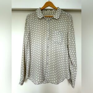 Ann Taylor Loft Plokadot Blouse